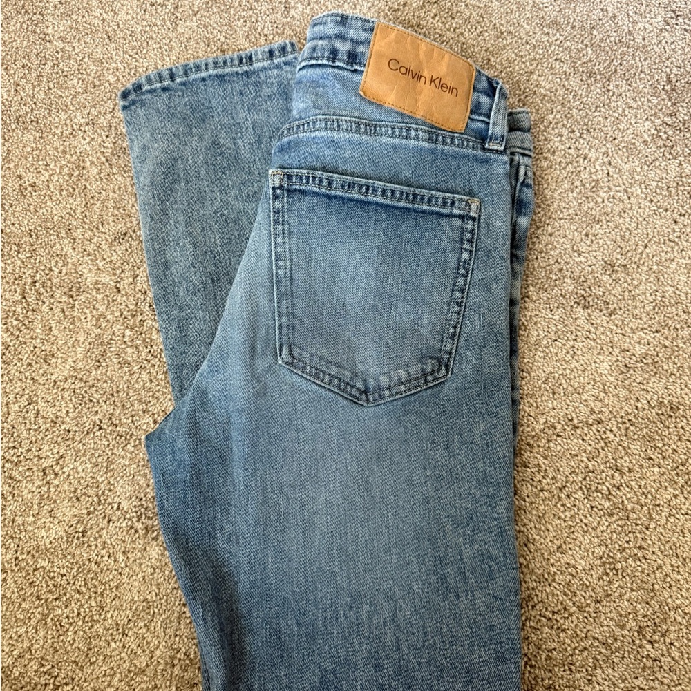 Calvin Klein Men's Light Blue Straight Jeans